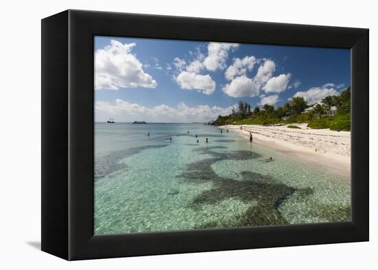 Spotts Beach, Grand Cayman, Cayman Islands, West Indies, Caribbean, Central America-Sergio Pitamitz-Framed Premier Image Canvas