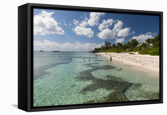 Spotts Beach, Grand Cayman, Cayman Islands, West Indies, Caribbean, Central America-Sergio Pitamitz-Framed Premier Image Canvas