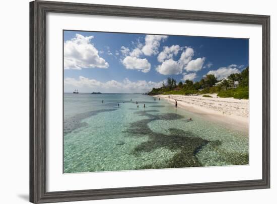 Spotts Beach, Grand Cayman, Cayman Islands, West Indies, Caribbean, Central America-Sergio Pitamitz-Framed Photographic Print