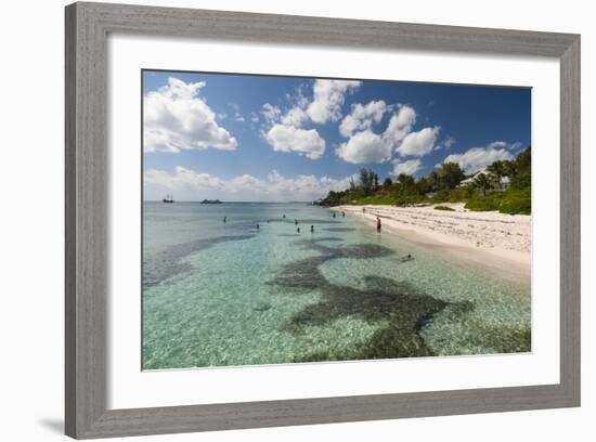 Spotts Beach, Grand Cayman, Cayman Islands, West Indies, Caribbean, Central America-Sergio Pitamitz-Framed Photographic Print