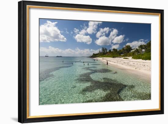 Spotts Beach, Grand Cayman, Cayman Islands, West Indies, Caribbean, Central America-Sergio Pitamitz-Framed Photographic Print