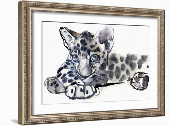 Spotty (Arabian Leopard Cub), 2008-Mark Adlington-Framed Giclee Print