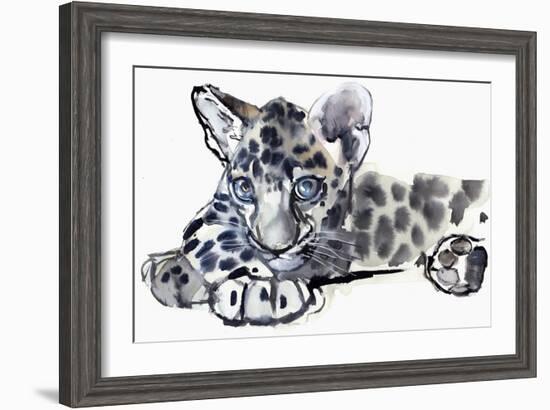 Spotty (Arabian Leopard Cub), 2008-Mark Adlington-Framed Giclee Print