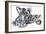 Spotty (Arabian Leopard Cub), 2008-Mark Adlington-Framed Giclee Print