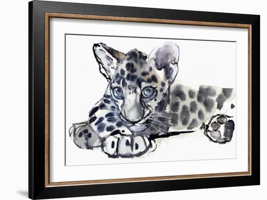 Spotty (Arabian Leopard Cub), 2008-Mark Adlington-Framed Giclee Print