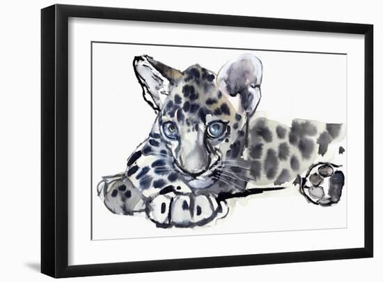 Spotty (Arabian Leopard Cub), 2008-Mark Adlington-Framed Giclee Print