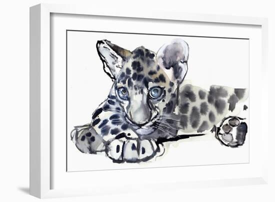 Spotty (Arabian Leopard Cub), 2008-Mark Adlington-Framed Giclee Print