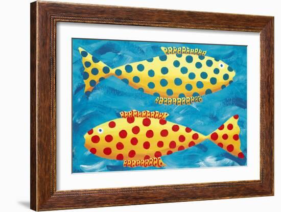 Spotty Fish, 1998-Julie Nicholls-Framed Giclee Print