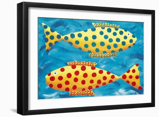 Spotty Fish, 1998-Julie Nicholls-Framed Giclee Print