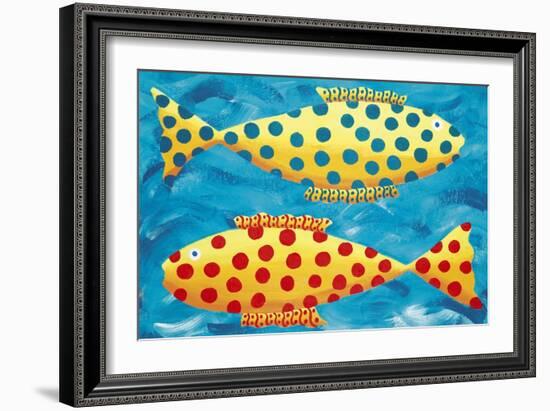 Spotty Fish, 1998-Julie Nicholls-Framed Giclee Print