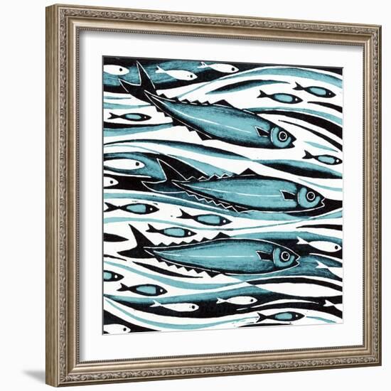 Sprats, 2004-Nat Morley-Framed Giclee Print