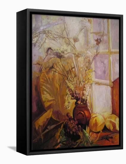 Spray in a Vase, Tuscany Window-John Erskine-Framed Premier Image Canvas