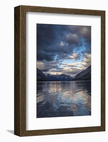 Spray Valley lake reflection, Alberta, Calgary, Canada, Canmore, Kananaskis-Howie Garber-Framed Photographic Print