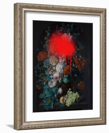 Sprayed Arrangement I-Victoria Barnes-Framed Art Print