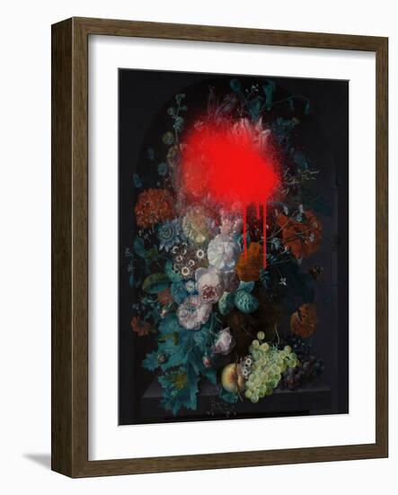 Sprayed Arrangement I-Victoria Barnes-Framed Art Print