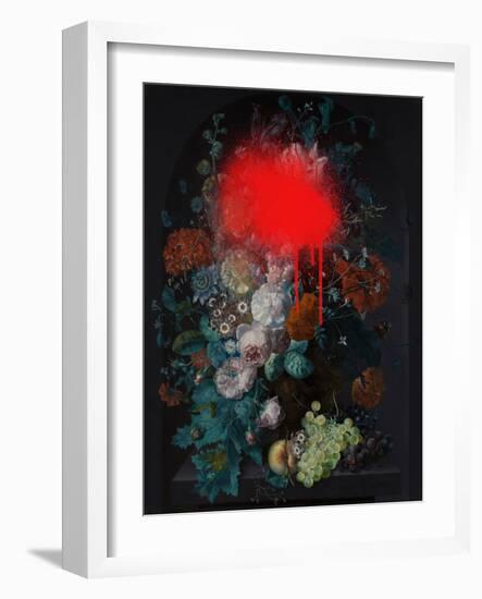 Sprayed Arrangement I-Victoria Barnes-Framed Art Print