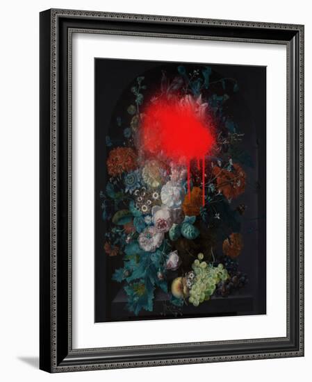 Sprayed Arrangement I-Victoria Barnes-Framed Art Print