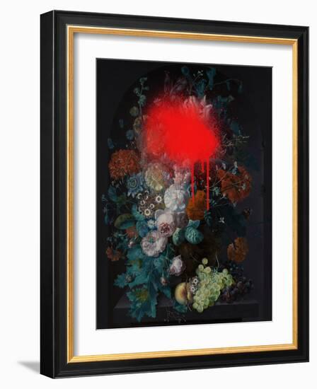 Sprayed Arrangement I-Victoria Barnes-Framed Art Print