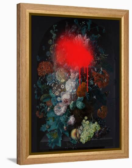 Sprayed Arrangement I-Victoria Barnes-Framed Stretched Canvas