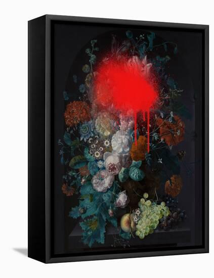 Sprayed Arrangement I-Victoria Barnes-Framed Stretched Canvas