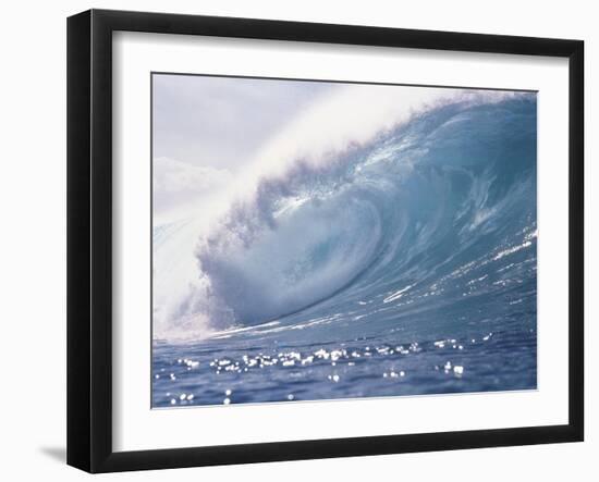 Spraying Waves-null-Framed Photographic Print