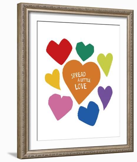 Spread a Little Love-Clara Wells-Framed Giclee Print