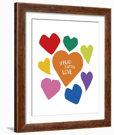 Spread a Little Love-Clara Wells-Framed Giclee Print