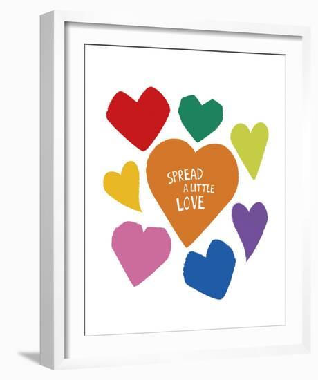 Spread a Little Love-Clara Wells-Framed Giclee Print