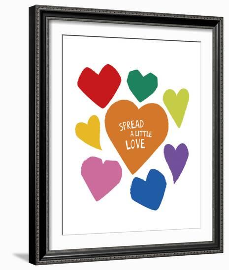 Spread a Little Love-Clara Wells-Framed Giclee Print