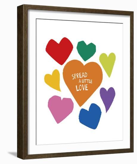 Spread a Little Love-Clara Wells-Framed Giclee Print