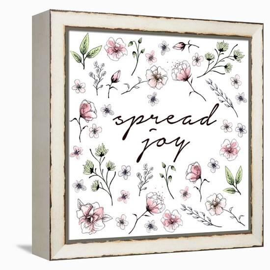 Spread Joy Floral-Sd Graphics Studio-Framed Stretched Canvas