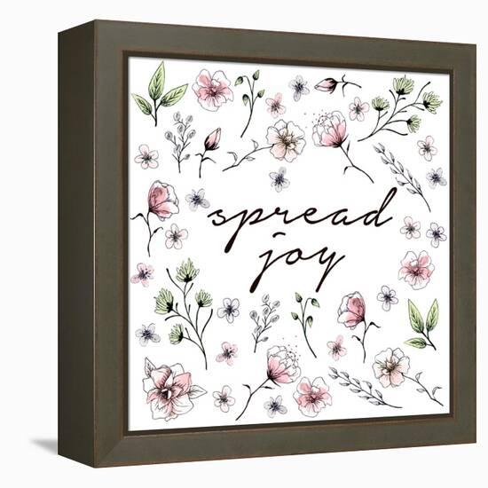 Spread Joy Floral-Sd Graphics Studio-Framed Stretched Canvas