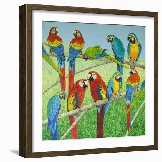 Spreading the News-Pat Scott-Framed Giclee Print