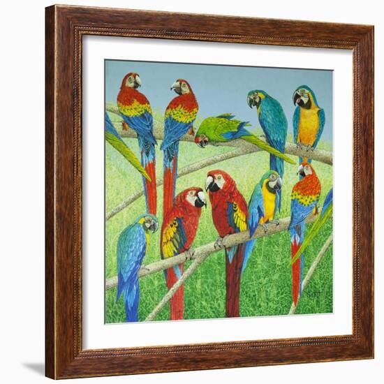 Spreading the News-Pat Scott-Framed Giclee Print