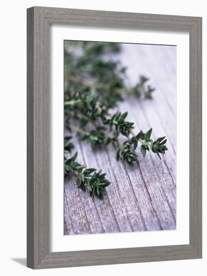 Sprigs of Thyme-Maxine Adcock-Framed Photographic Print