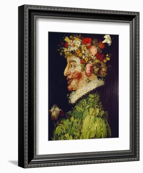 Spring, 1563-Giuseppe Arcimboldo-Framed Giclee Print