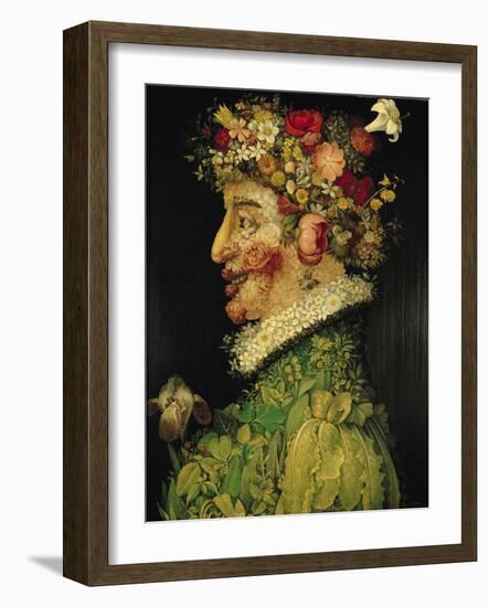 Spring, 1573-Giuseppe Arcimboldo-Framed Giclee Print