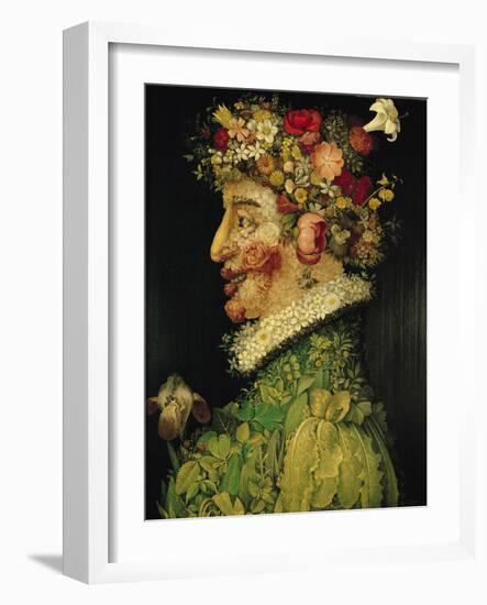 Spring, 1573-Giuseppe Arcimboldo-Framed Giclee Print