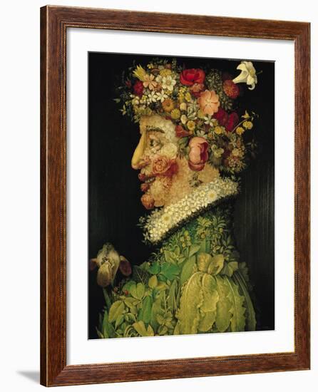 Spring, 1573-Giuseppe Arcimboldo-Framed Giclee Print