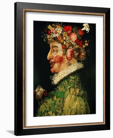 Spring, 1573-Giuseppe Arcimboldo-Framed Giclee Print