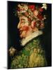 Spring, 1573-Giuseppe Arcimboldo-Mounted Giclee Print