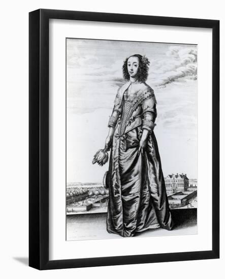 Spring, 1643 (Etching)-Wenceslaus Hollar-Framed Giclee Print