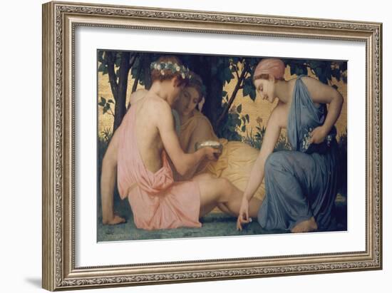 Spring, 1858-William Adolphe Bouguereau-Framed Giclee Print