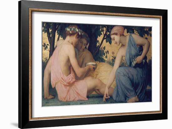 Spring, 1858-William Adolphe Bouguereau-Framed Giclee Print