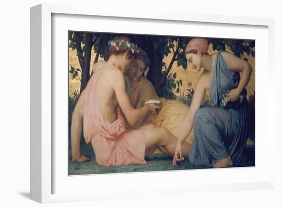 Spring, 1858-William Adolphe Bouguereau-Framed Giclee Print