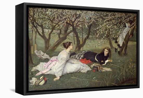 Spring, 1865-James Tissot-Framed Premier Image Canvas