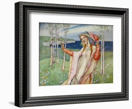 Spring. 1911-Edward Reginald Frampton-Framed Giclee Print