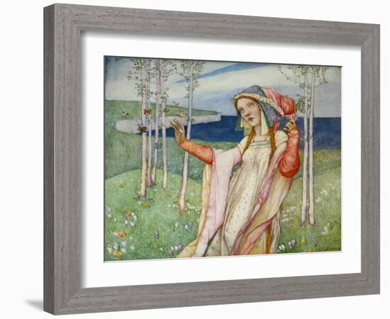 Spring. 1911-Edward Reginald Frampton-Framed Giclee Print