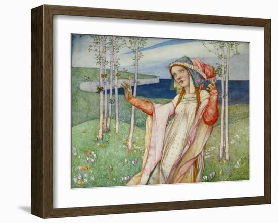 Spring. 1911-Edward Reginald Frampton-Framed Giclee Print