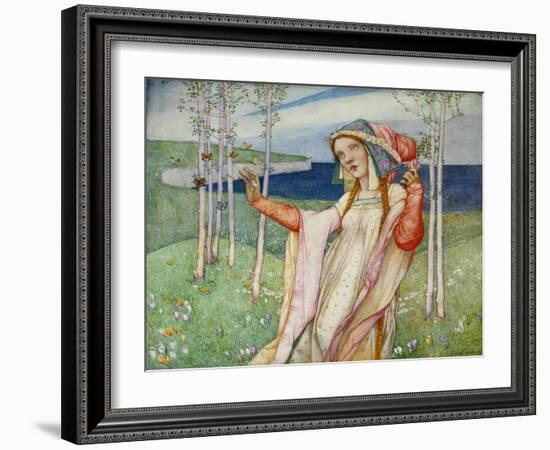 Spring. 1911-Edward Reginald Frampton-Framed Giclee Print